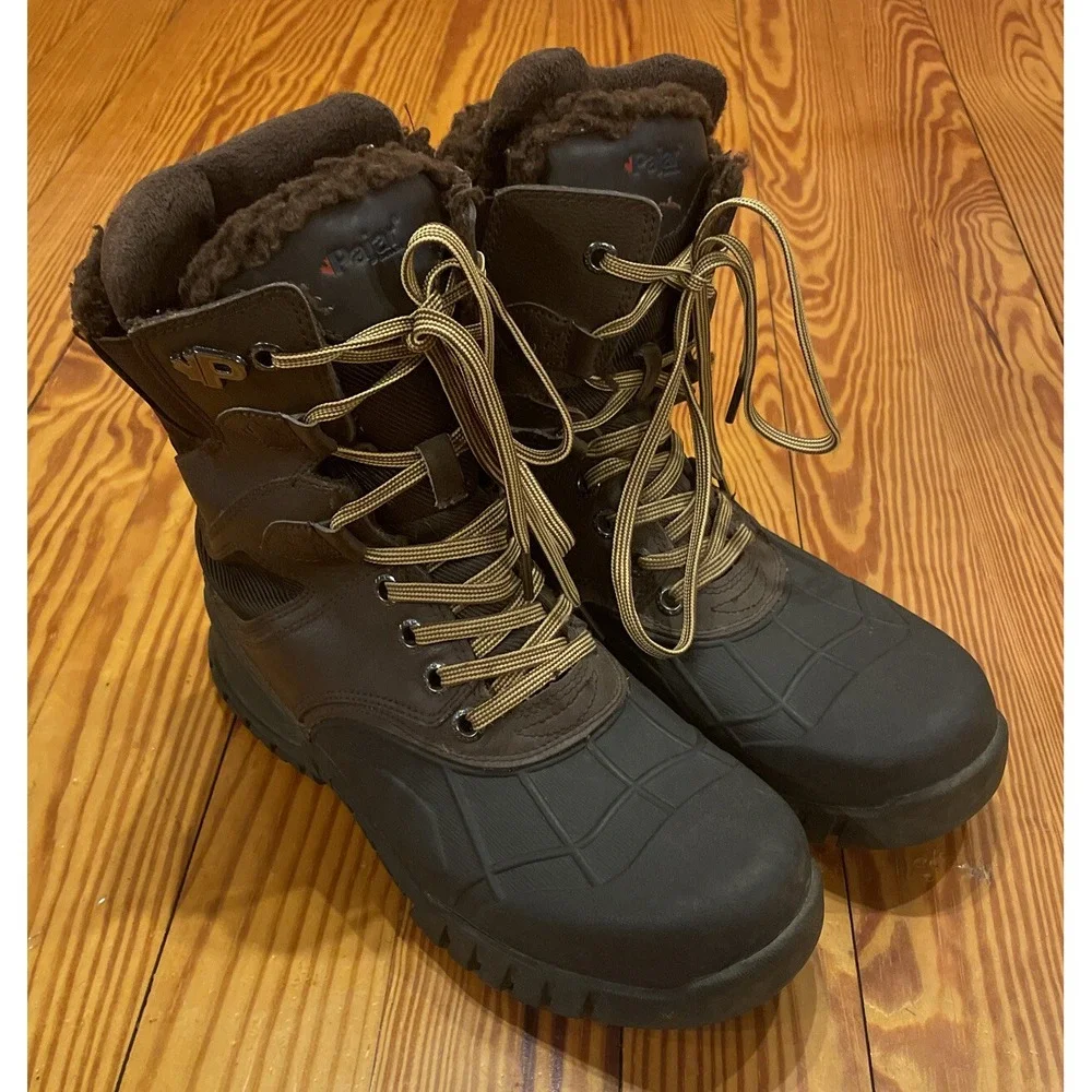 Pajar Canada Men's Size 8-8.5 Winter Boots Waterproof Tex -30° F Sherpa Lined